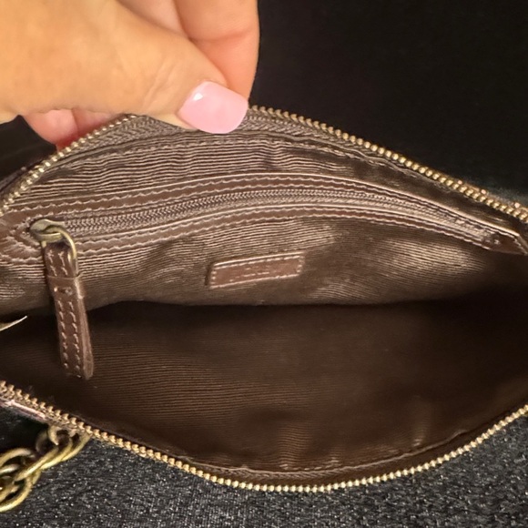 J. Crew Black and Pink Checkered Clutch NWOT - Picture 4 of 7